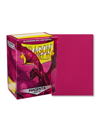 Dragon Shield Standard Size Sleeves Matte Magenta (100ct)