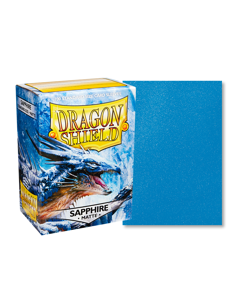 Dragon Shield Standard Size Sleeves Matte Sapphire (100ct)