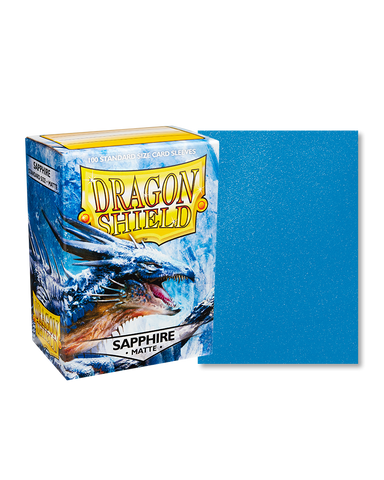 Dragon Shield Standard Size Sleeves Matte Sapphire (100ct)