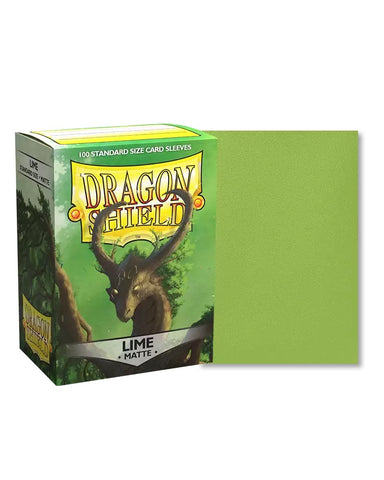 Dragon Shield Standard Size Sleeves Matte Lime (100ct)