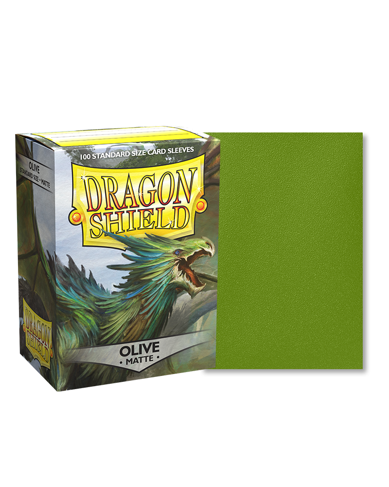 Dragon Shield Japanese Size Sleeves Matte Olive (60ct)