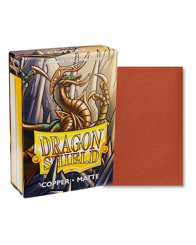 Dragon Shield Japanese Size Sleeves Matte Copper (60ct)