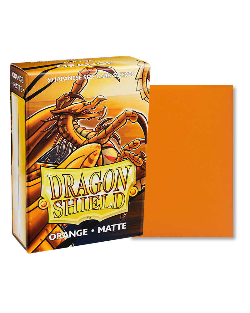 Dragon Shield Japanese Size Sleeves Matte Orange (60ct)