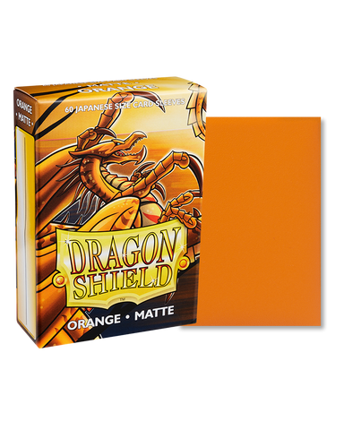 Dragon Shield Japanese Size Sleeves Matte Orange (60ct)