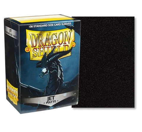 Dragon Shield Standard Size Sleeves Matte Jet (100ct)