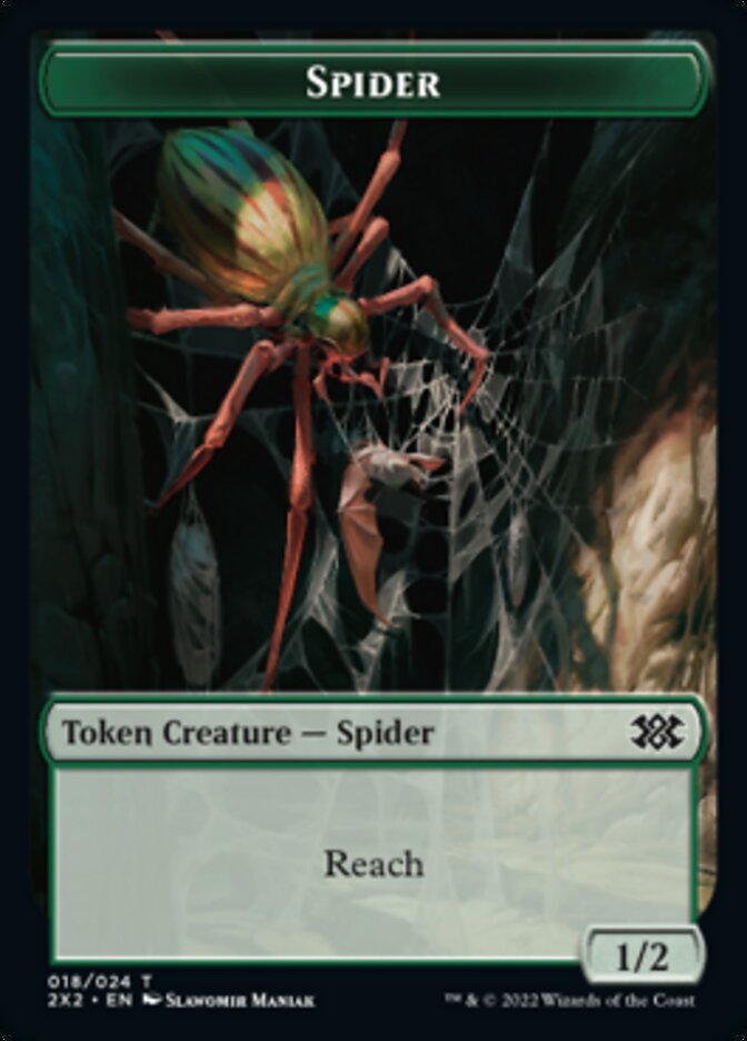 Spider // Eldrazi Scion Double-sided Token [Double Masters 2022 Tokens]