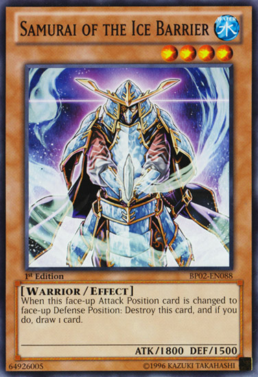 Samurai of the Ice Barrier [BP02-EN088] Common