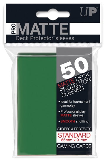 Ultra Pro Standard Size Pro Matte Sleeves (Green)