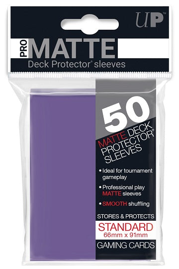 Ultra Pro Standard Size Pro Matte Sleeves (Purple)