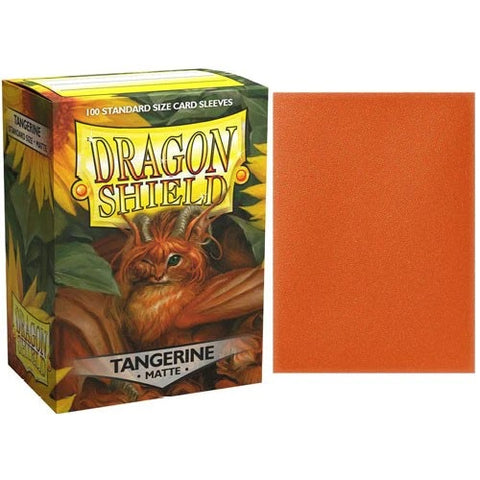 Dragon Shield Standard Size Sleeves Matte Tangerine (100ct)